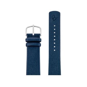 Arne Jacobsen Urrem - Navy blå læderrem stål spænde